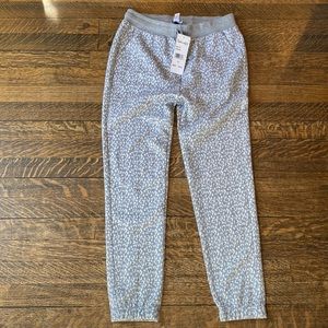 NWT splendid sweatpants with gray leopard-like pattern size kids 12